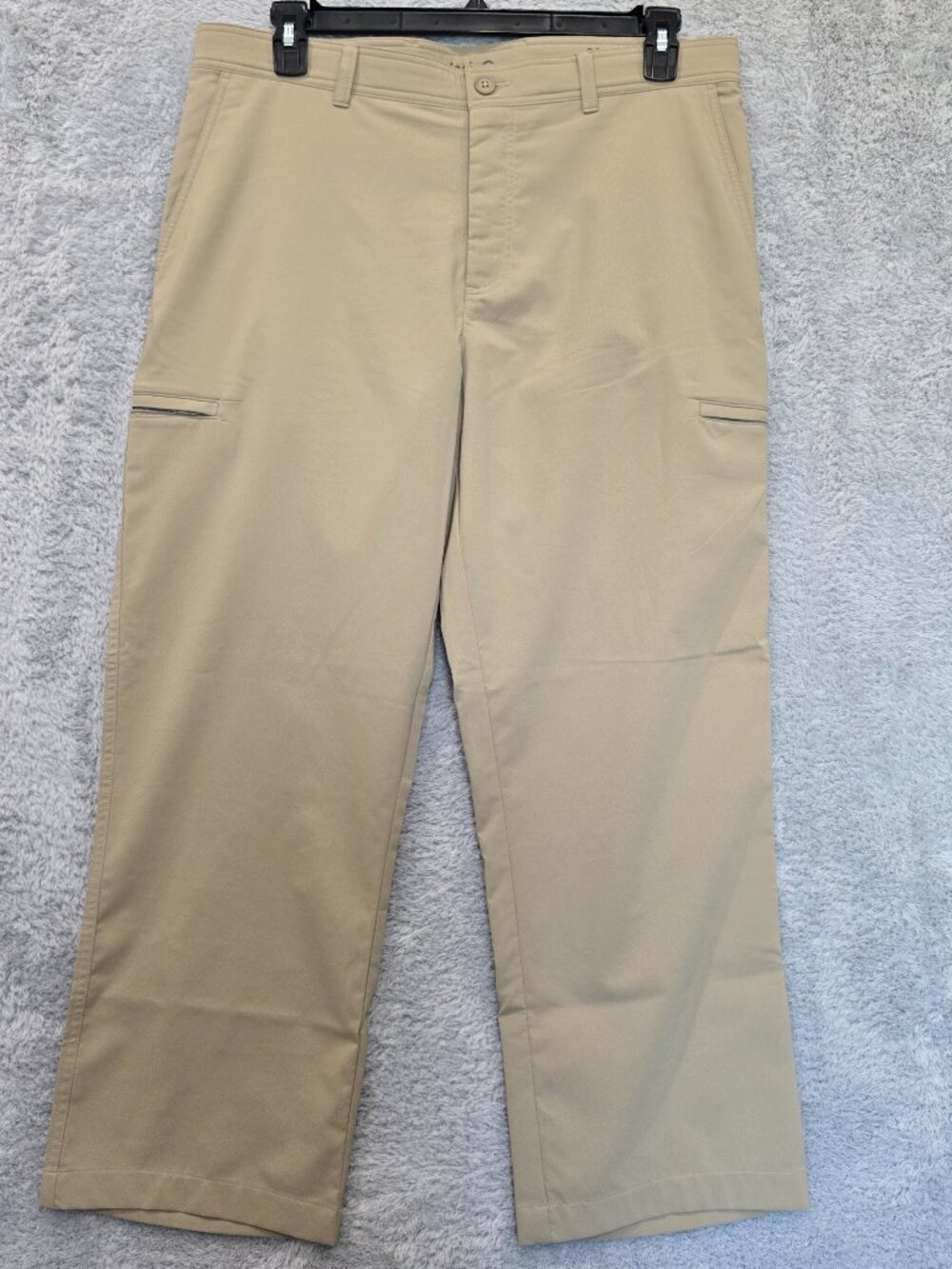 Solaris Men's Stretch Outdoor Sport Pants Size 36 X 27.5 Khaki Tan NWOT